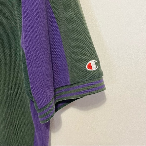 Vintage 90s Champion 1996 Centennial Olympics Color Block Polo Mens Size XXL - Picture 4 of 9